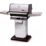 Propane Grill W/ SearMagic Grids on Stainless Base