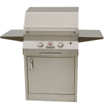 InfraVection Grill on Cart, One IR Burner - SOL-IRBQ-27GVIXLC