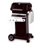 JNR Natural Gas Grill, SearMagic Grids On Black Cart with 4 Wheels