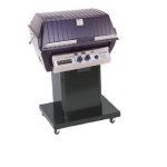 Super Premium Grill on Black Cart