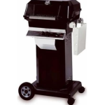 Propane Grill W/ SearMagic Grids, Black Cart, Side Shelf