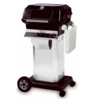 Propane Grill W/Stainless Grids On Stainless Steel Cart